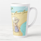 strandmeisje latte mok (Rechts)