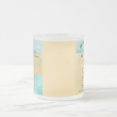 strandmeisje matglas koffiemok (Center)