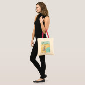 strandmeisje tote bag (Voorkant (model))