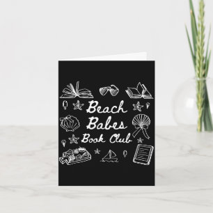 Strandmeisjes boekenclub zomer vibes boekworm boek kaart