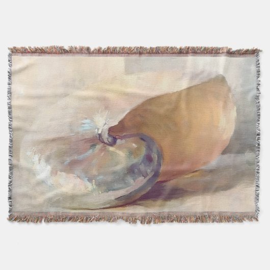 Strandminimalistisch Beige Seashell  Deken (Voorkant)