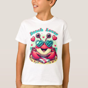 strandminnaar krab t-shirt