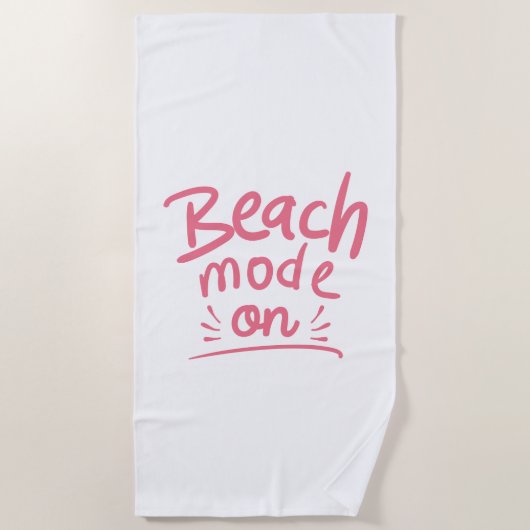Strandmodus Aan Strandlaken (Voorkant)