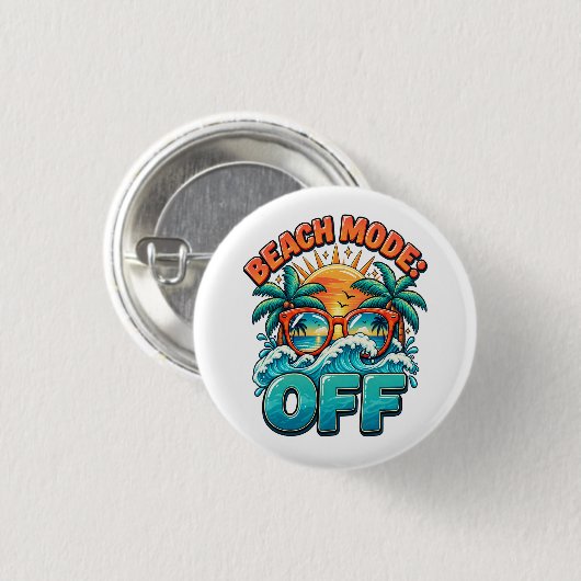 Strandmodus: Uit Ronde Button 3,2 Cm (Voorkant /achterkant)