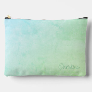 Strandnaam op Oceaan Teal Blauw Groen Ombré Etui