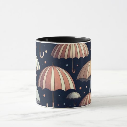 Strandnachten in de regen mok (Midden)