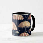 Strandnachten in de regen mok (Voorkant rechts)