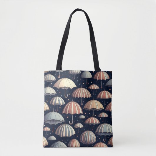 Strandnachten in de regen tote bag (Voorkant)