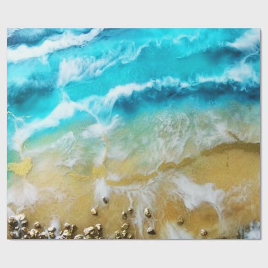 Strandontkoppeling Cadeaupapier (Vlak)