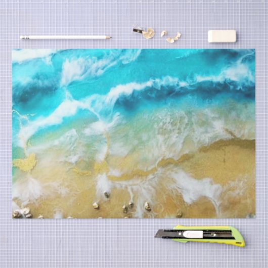 Strandontkoppeling Tissuepapier (Craft)