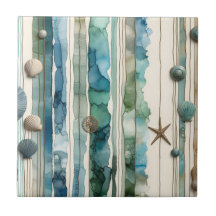 Strandontwerp, alcohol inkt kunst