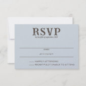 strandpaar RSVP kaartje (Voorkant)