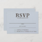 strandpaar RSVP kaartje (Voorkant / Achterkant)