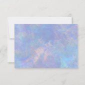 Strandpalm Boom Slingerlichtjes Watercolor Ontvang Kaart (Achterkant)