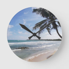 STRANDPALM RONDE KLOK