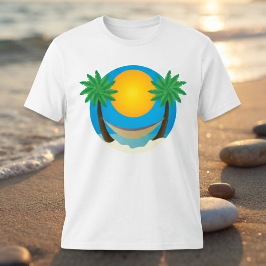 Strandpalmboomhangmat T-shirt