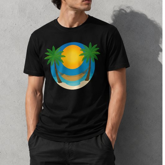 Strandpalmboomhangmat T-shirt