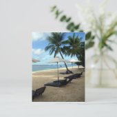 strandpalmen briefkaart (Staand voorkant)