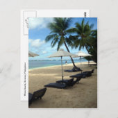 strandpalmen briefkaart (Voorkant / Achterkant)