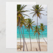 Strandpalmen Briefpapier (Voorkant / Achterkant)