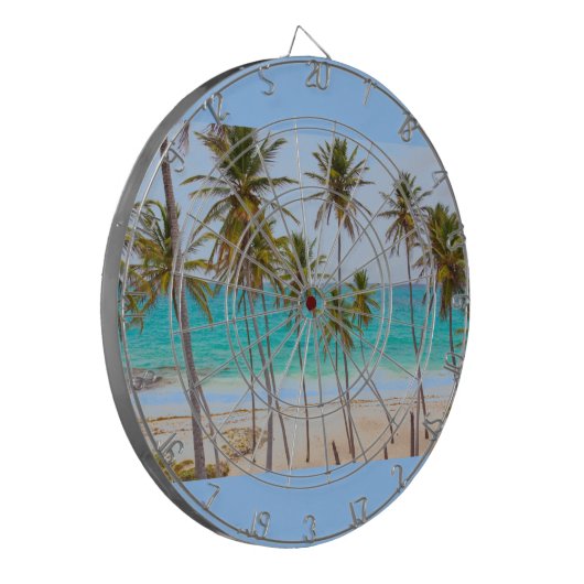 Strandpalmen Dartbord (Voorkant Links)