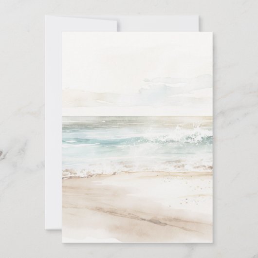 strandpalmen Ik doe BBQ koppels douche uitnodiging (Achterkant)