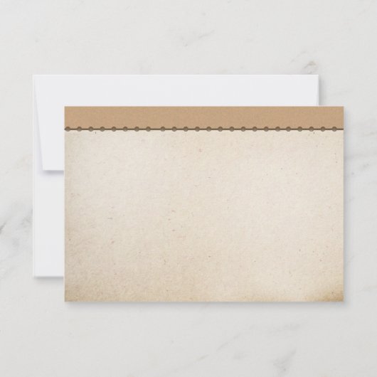 strandpalmen Unieke bruiloft RSVP-kaarten RSVP Kaartje (Achterkant)