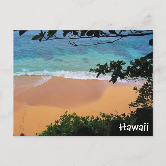 strandparadijs hawaii briefkaart (Voorkant)