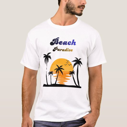 Strandparadijs T-shirt (Voorkant)