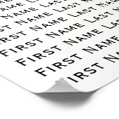 Strandparadijs Zonsondergang Kust Bruiloft Zitplaa Poster (Hoek)