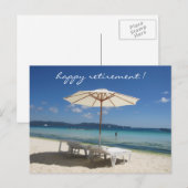 strandparaplu afschaffen briefkaart (Voorkant / Achterkant)