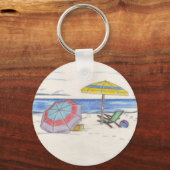 STRANDPARAPLUS sleutelhanger (Achterkant)