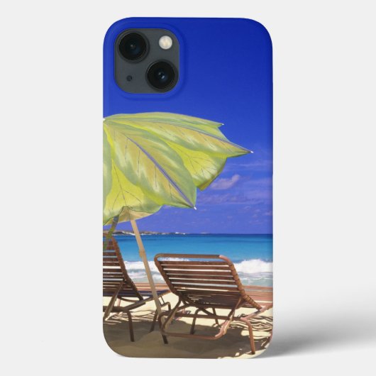 Strandparasol, Abaco, Bahama's Case-Mate iPhone Case (Achterkant)