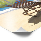 Strandparasol, Abaco, Bahama's Foto Afdruk (Hoek)