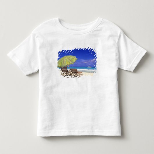 Strandparasol, Abaco, Bahama's Kinder Shirts (Voorkant)