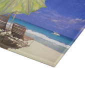 Strandparasol, Abaco, Bahama's Snijplank (Hoek)