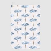 Strandparasol Golfhanddoek (Voorkant)