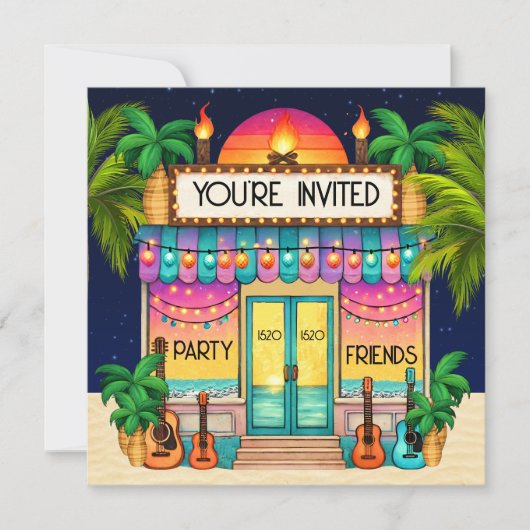 STRANDPARTY KAART (Voorkant)