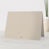 Strandpastor waardering van de congregatie Kaart (Achterkant)