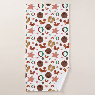 Strandpatroon Badhanddoek: Vakantie klaar Badhanddoek