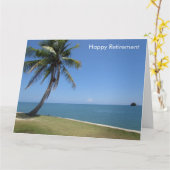 strandpensioenkaart groot kaart (Gele Bloem)