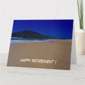 strandpensionering groot kaart (Voorkant)