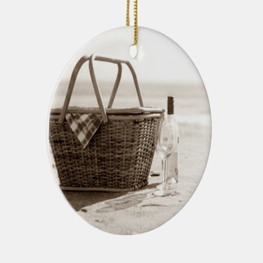 **STRANDPICKNICK** KERSTVERSIERING KERAMISCH ORNAMENT (Rechts)