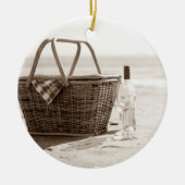 **STRANDPICKNICK** KERSTVERSIERING KERAMISCH ORNAMENT (Voorkant)
