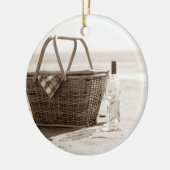**STRANDPICKNICK** KERSTVERSIERING KERAMISCH ORNAMENT (Links)