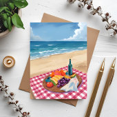 Strandpicknick | Oceaanoever Schilderkaart