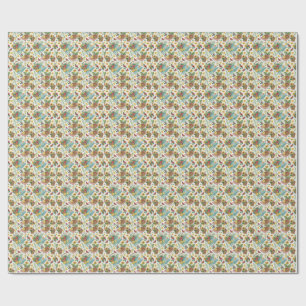 Strandpicknick & Zomerfruit Zonnebloemen Patroon Cadeaupapier