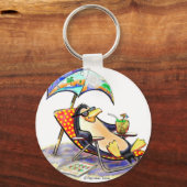 strandpinguïn sleutelhanger (Voorkant)