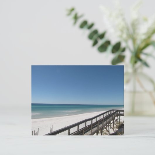 strandplaats briefkaart (Staand voorkant)