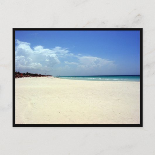 strandplaats briefkaart (Voorkant)